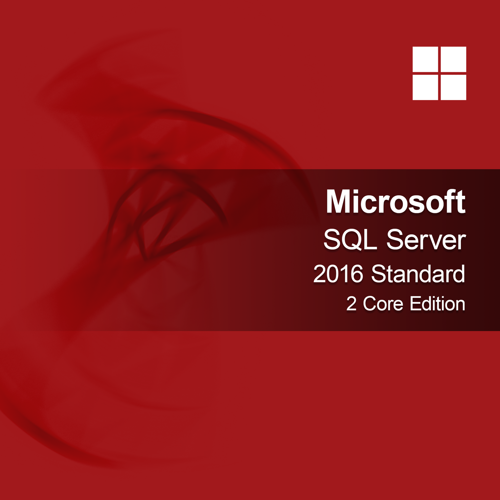 Microsoft SQL Server 2016 Standard - 2 Core Edition