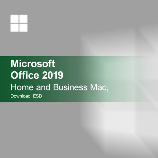 Microsoft Office 2019 Home and Business Mac, Download, ESD